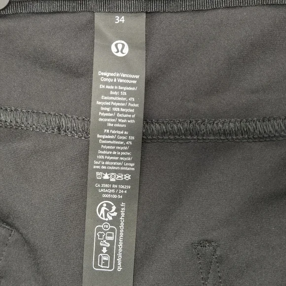 NWT Lululemon Men’s ABCClassic- Fit 5 Pkt Pants SZ 34 X 30 (30 L)Warpstreme